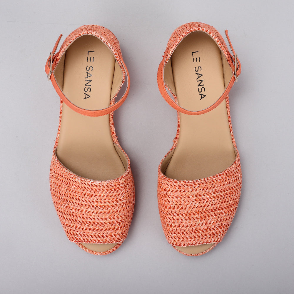 LE SANSA PANDORA ORANGE Women Sandals - Zeke Collection NZ