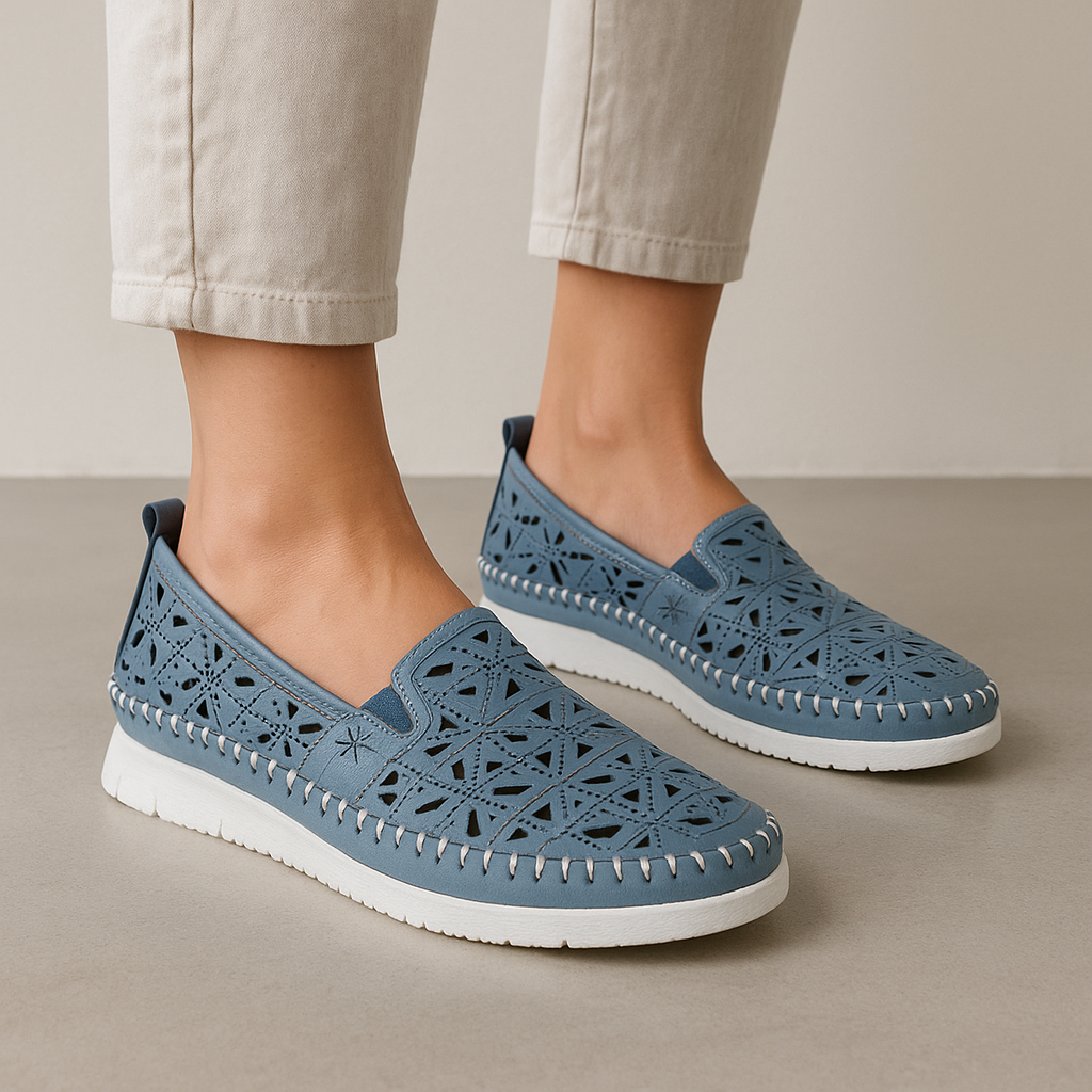 CABELLO CLEAR DENIM Women Slip-ons - Zeke Collection NZ