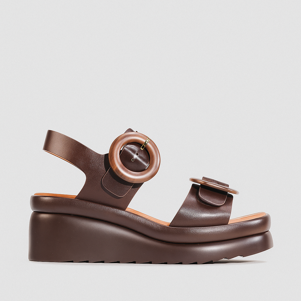 EOS MENORCAS CHESTNUT Women Sandals - Zeke Collection NZ