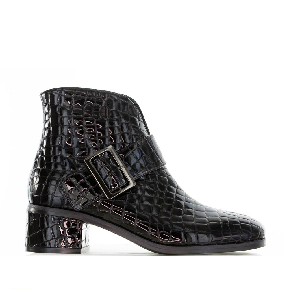 LE SANSA ANDY BLACK PRINT Women Boots - Zeke Collection NZ