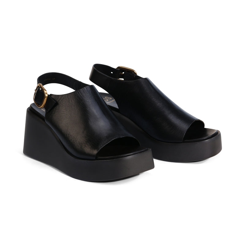 EOS ARIANI BLACK Women Sandals - Zeke Collection NZ