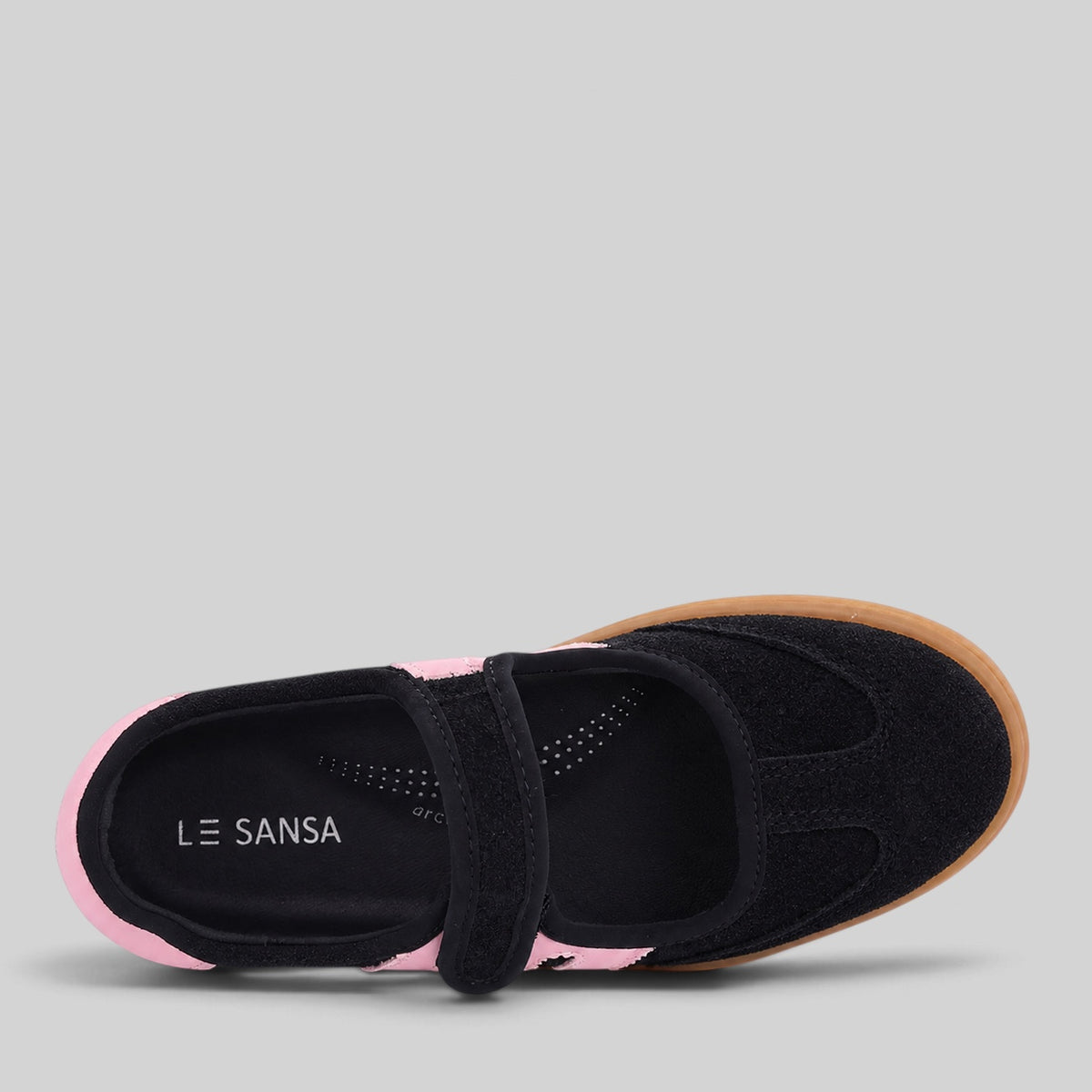 LE SANSA JULIETTE NAVY SUEDE / BABY PINK