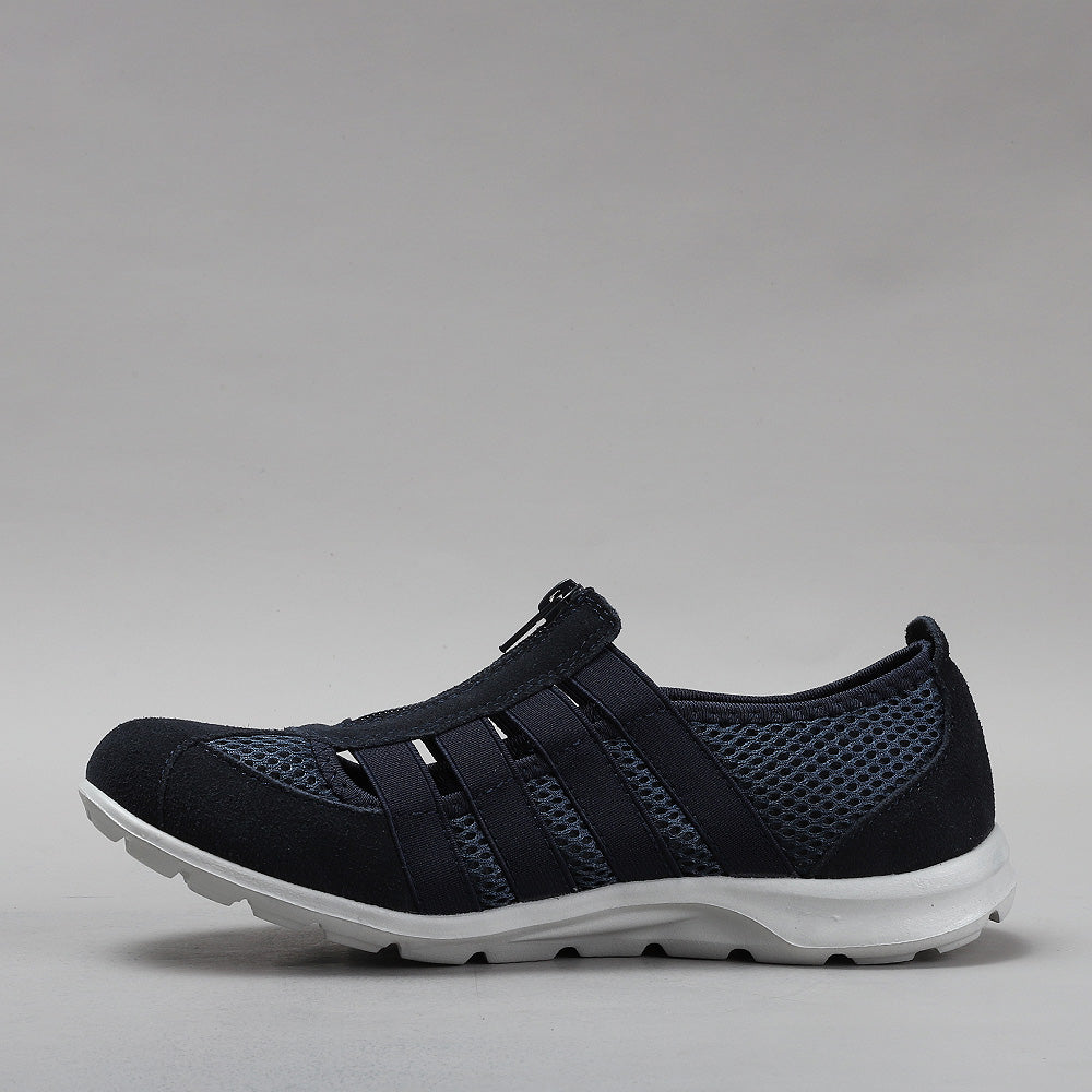 Casuals by CC Resorts, Christine Navy, featuring a stylish navy-colored casual footwear with a comfortable design.