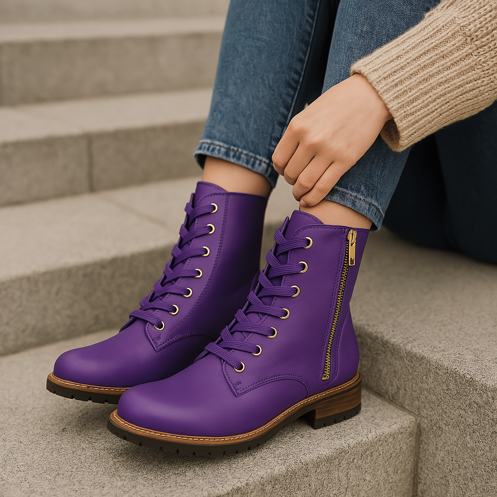 LE SANSA FIN PURPLE Women Boots - Zeke Collection NZ