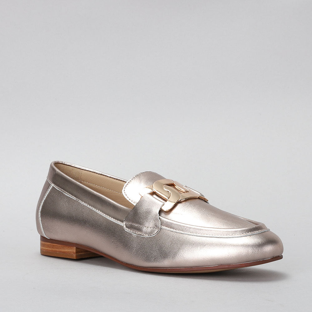 LE SANSA JAP CHAMPAGNE Women Loafers - Zeke Collection NZ