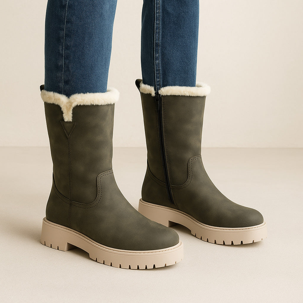 LOS CABOS RACCUS KHAKI Women Boots - Zeke Collection NZ