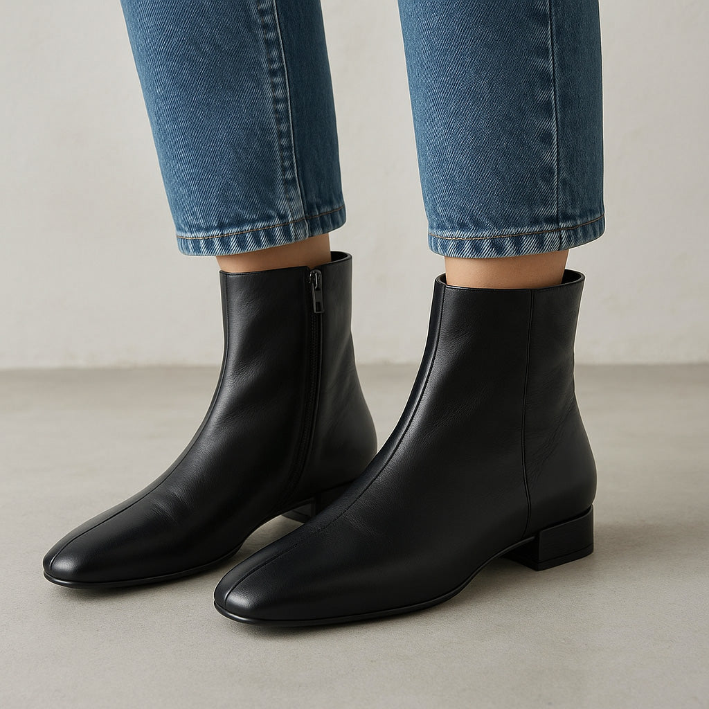LE SANSA SASHA BLACK Women Boots - Zeke Collection NZ