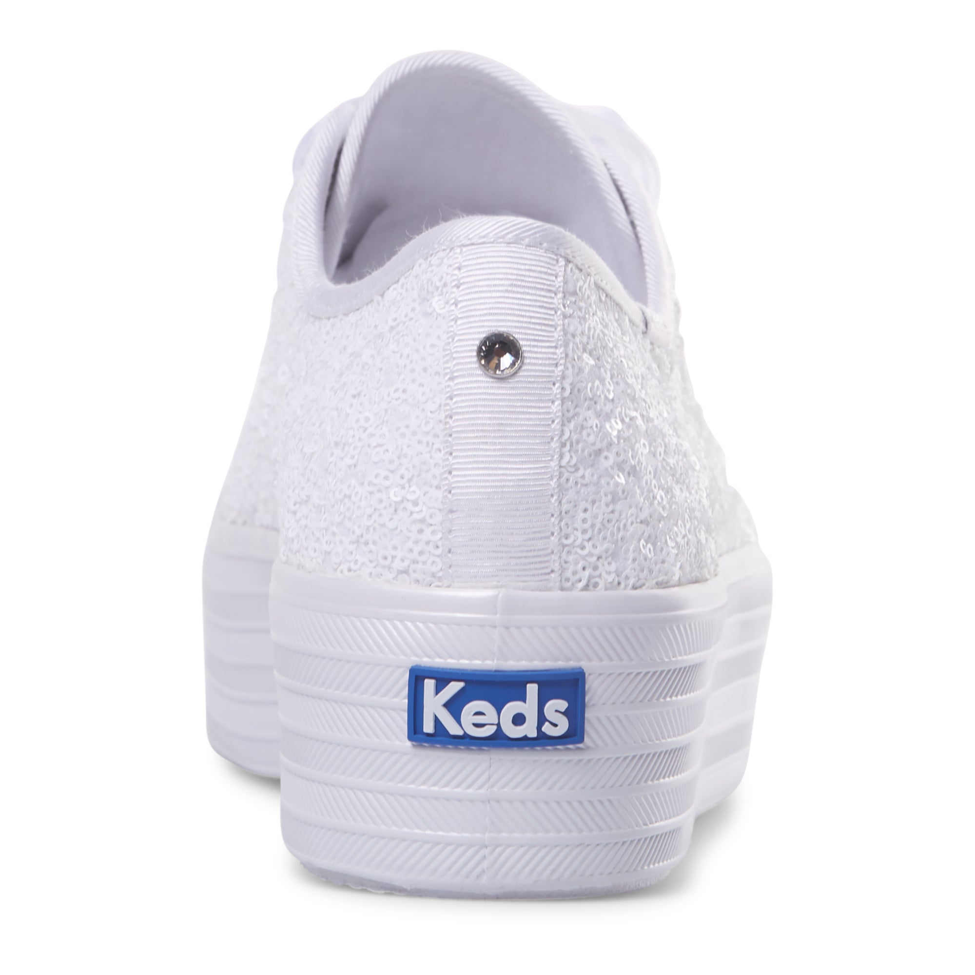 KEDS TRIPLE UP SEQUINS CEL WHITE Women Sneakers - Zeke Collection NZ