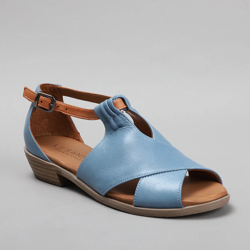 LE SANSA DIGBY DENIM TAN Women Sandals - Zeke Collection NZ