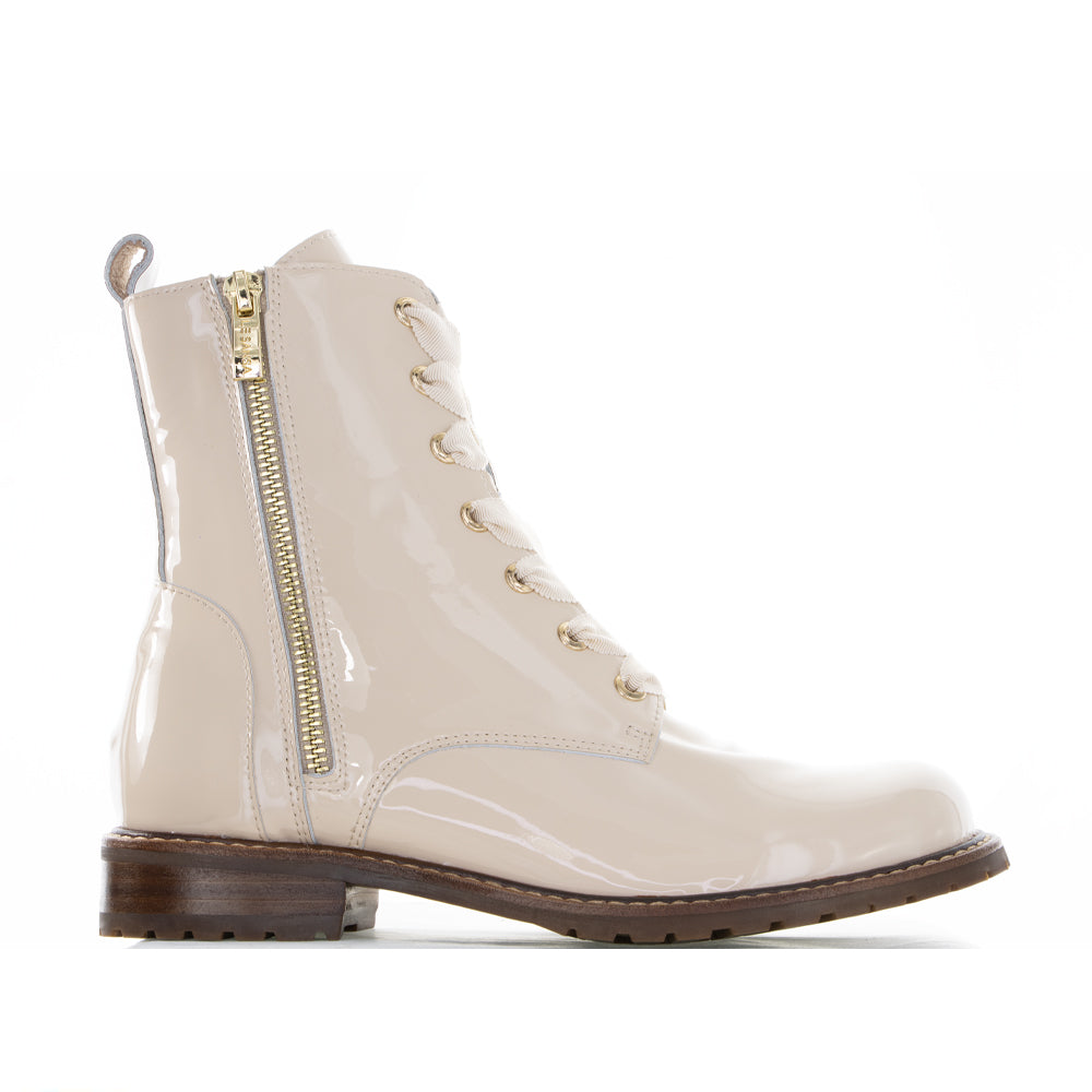 LE SANSA FIN NUDE PATENT Women Boots - Zeke Collection NZ
