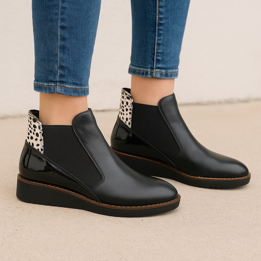 LE SANSA RALLY BLACK PONY Women Boots - Zeke Collection NZ