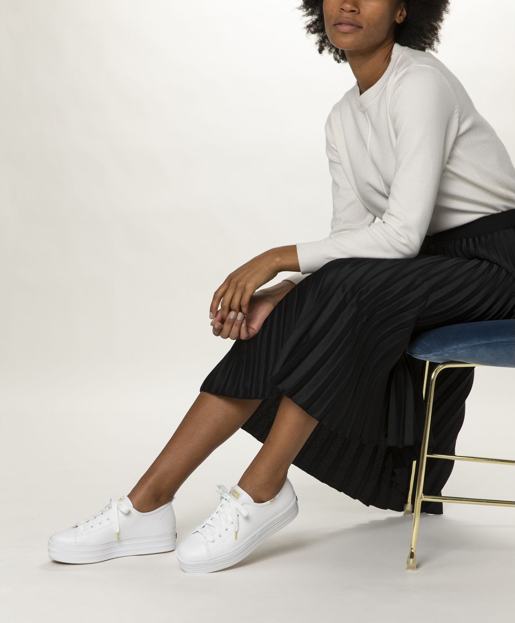 KEDS TRIPLE UP WHITE Women Casuals - Zeke Collection