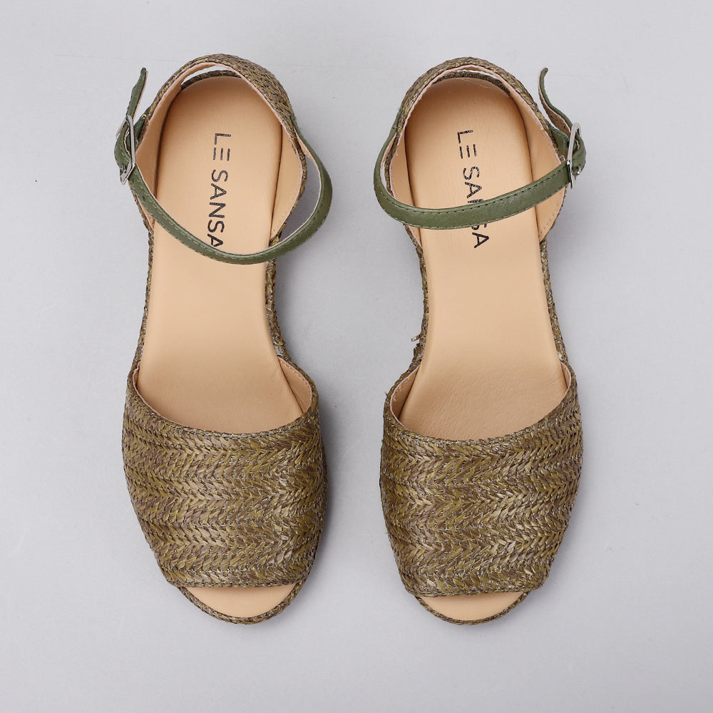 LE SANSA PANDORA KHAKI Women Sandals - Zeke Collection NZ