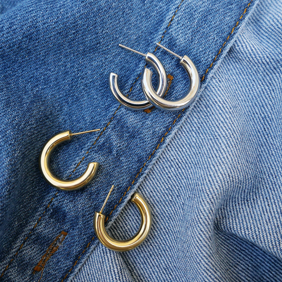 THICK CREOLE EARRINGS Women Earring - Zeke Collection NZ