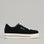 Naked Arches Azealia Navy sneakers with navy blue design and casual athletic style, featuring white sole and branded details.