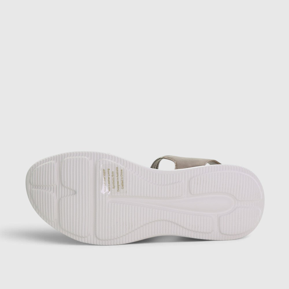 CC Resorts Florrie Chocolate sandals featuring a stylish slip-on design with a comfortable footbed and chic chocolate color.