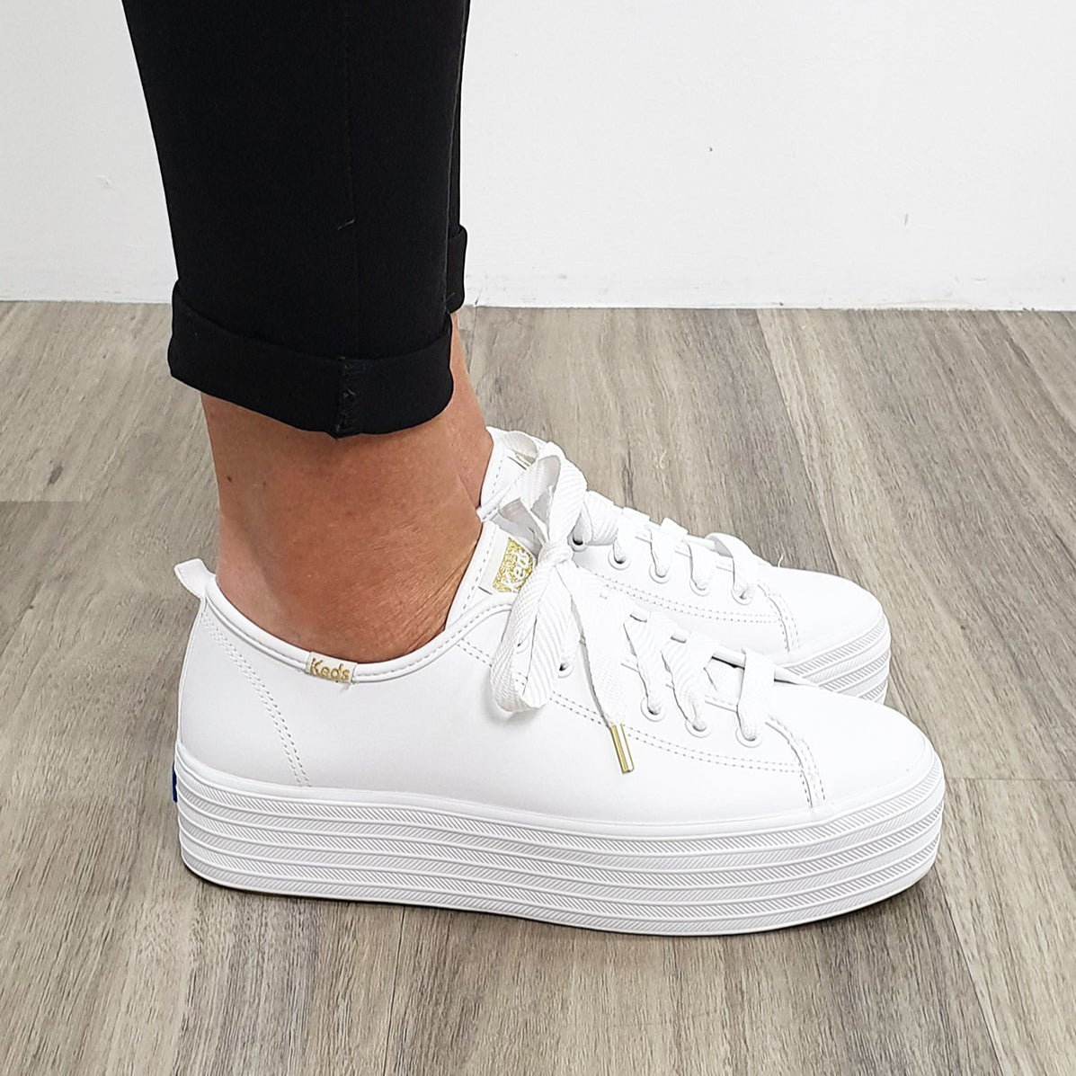 KEDS TRIPLE UP WHITE Women Casuals - Zeke Collection NZ