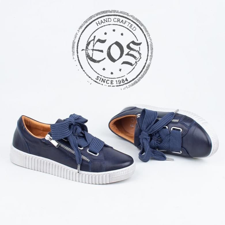Eos Jovi navy sneakers with white soles and laces, casual style, lightweight athletic shoes for everyday wear.