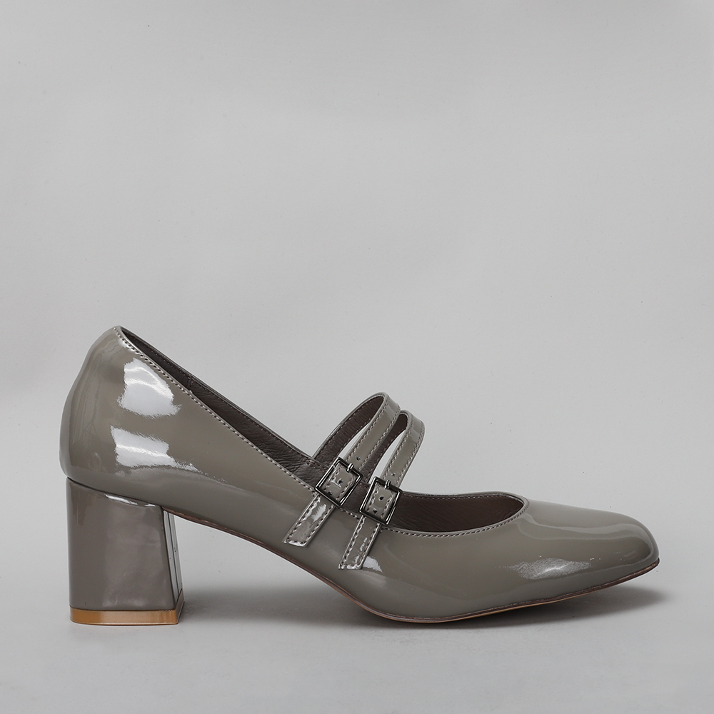 NAKED ARCHES CIDER GREY PATENT Women Heels - Zeke Collection NZ