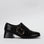 LE SANSA Rice Black Print loafers featuring a stylish black print design on comfortable slip-on footwear.