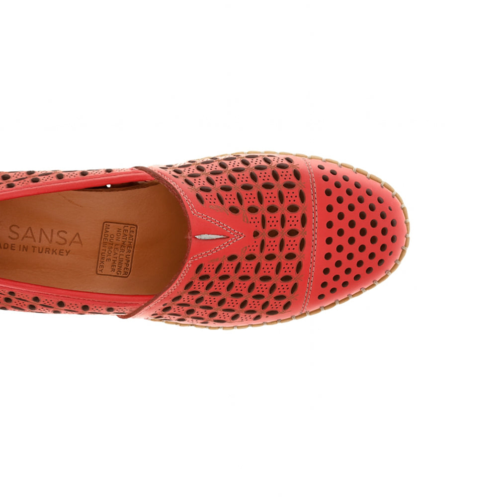 LE SANSA MELLOW RED Women Slip-ons - Zeke Collection NZ