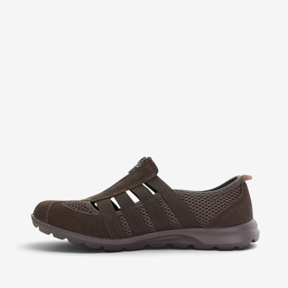 CC RESORTS Christine Chocolate casual shoes featuring a sleek design and comfortable fit, perfect for everyday wear.