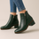 LE SANSA REFINE BOTTLE GREEN Women Boots - Zeke Collection NZ