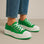 DJANGO & JULIETTE GIZA EMERALD PATENT Women Sneakers - Zeke Collection NZ