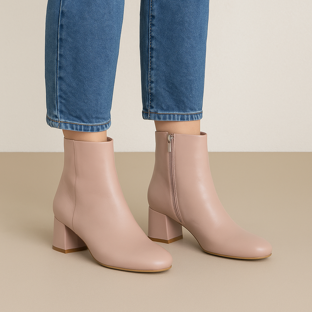 Le Sansa Sansa Rocket taupe ankle boots with sleek design and stylish silhouette, perfect for casual or chic outfits.