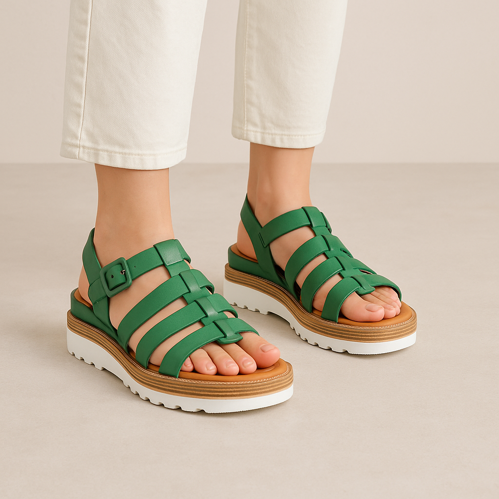 LE SANSA TOAST PINE Women Sandals - Zeke Collection NZ