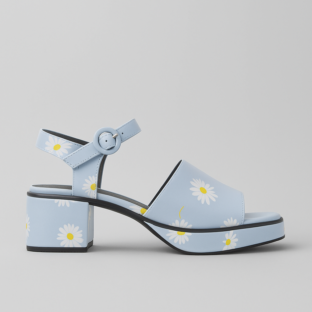 LE SANSA RYALAY SKY BLUE FLORAL