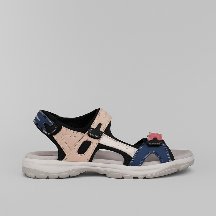 Colorful CABELLO Trek Combo sport sandals with adjustable straps and cushioned soles, designed for outdoor comfort and activity.