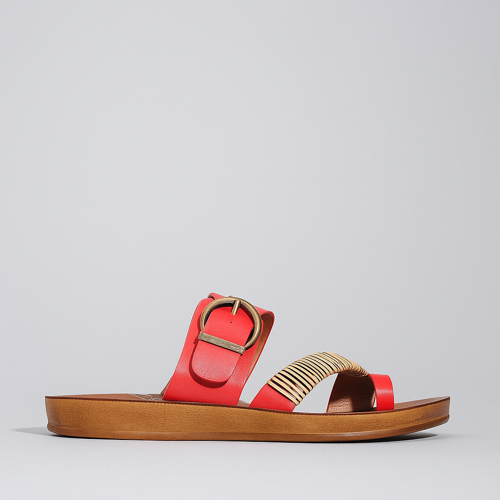 LOS CABOS BRIA RED Women Slip-ons - Zeke Collection NZ