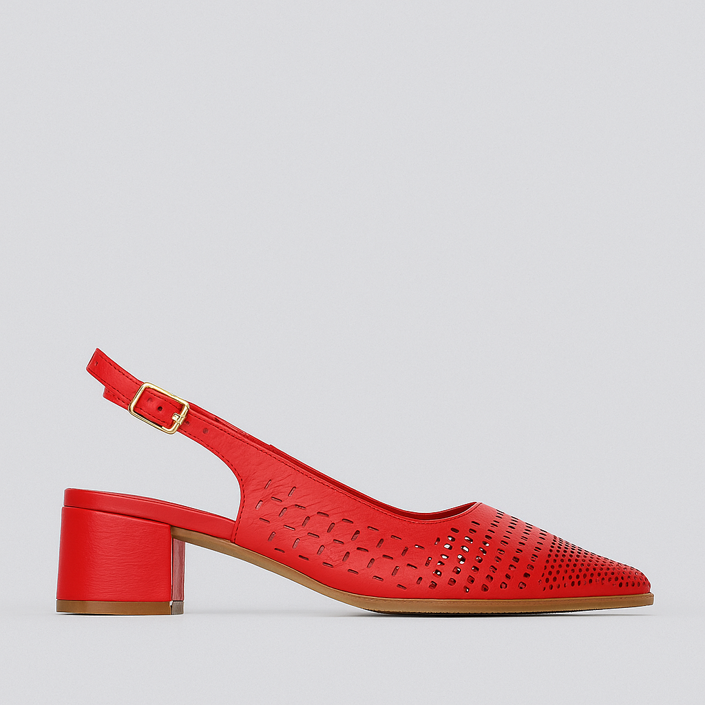 LE SANSA DRUSILLA RED Women Sandals - Zeke Collection NZ