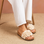 LOS CABOS CORSAGE NATURAL Women slippers - Zeke Collection NZ