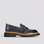 EOS ABBI navy loafers featuring sleek design and comfortable fit, shown on a grey background.