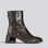 EOS Finley Olive boots, stylish ankle footwear with a sleek design, featuring olive green color and comfortable sole.