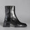 EOS Finley black boots with sleek leather design and lace-up front, stylish footwear for casual or formal wear.