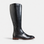 Black EOS Pheodora high boots with sleek design, featuring a smooth leather finish and sturdy sole.