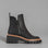 Black Los Cabos Vianne boots with sleek leather design and pointed toes, stylish ankle boots for versatile fashion.