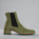 LE SANSA REMTON olive boots with stylish design and ankle-high cut, featuring a sleek look and durable material.
