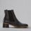 Black LE SANSA REMTON boots with sleek leather design and lace-up front, stylish footwear for casual or formal wear