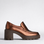 EOS Malia rust metallic heels featuring a sleek design and elegant finish, perfect for stylish occasions.