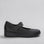 Naked Arches Yaser Black casual shoes with sleek black design and comfortable fit, shown on a plain background.