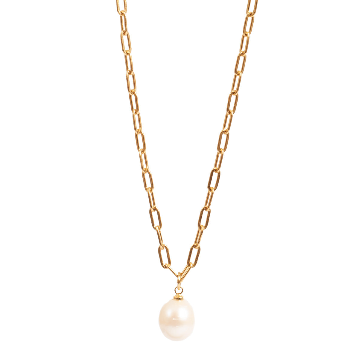 FRESHWATER PEARL PENDANT GOLD PLATED Women Necklaces - Zeke Collection NZ
