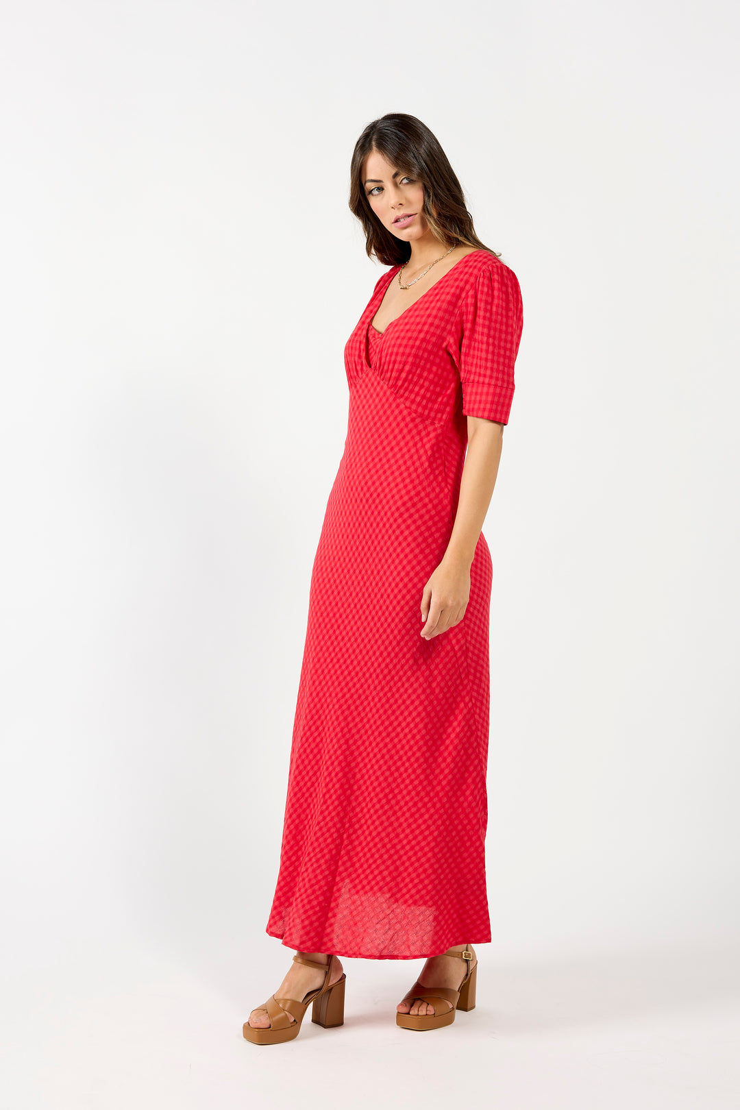 DRAMA THE LABEL REFLECT DRESS SCARLET Women Dresses &amp; Jumpsuits - Zeke Collection NZ