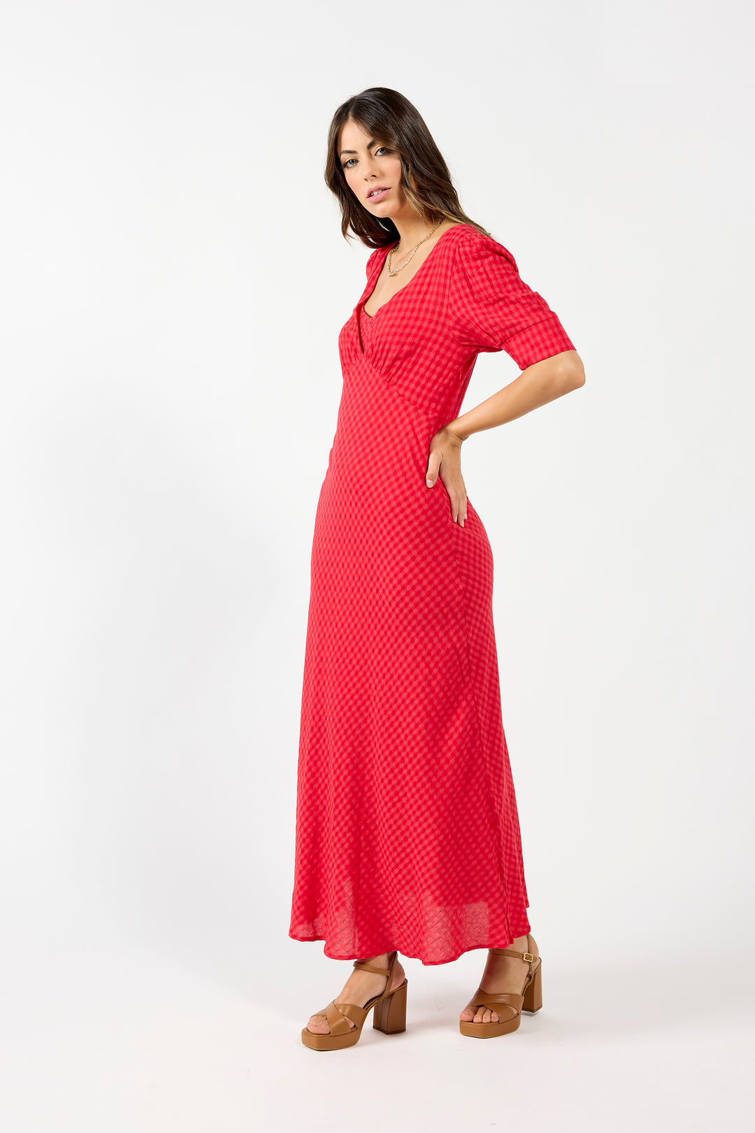 DRAMA THE LABEL REFLECT DRESS SCARLET Women Dresses &amp; Jumpsuits - Zeke Collection NZ