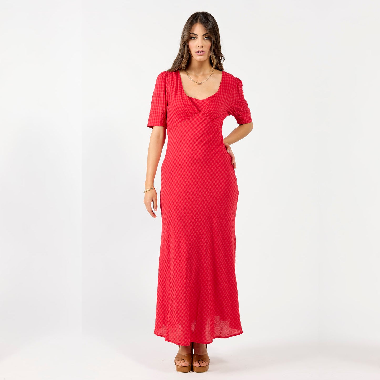 DRAMA THE LABEL REFLECT DRESS SCARLET Women Dresses &amp; Jumpsuits - Zeke Collection NZ