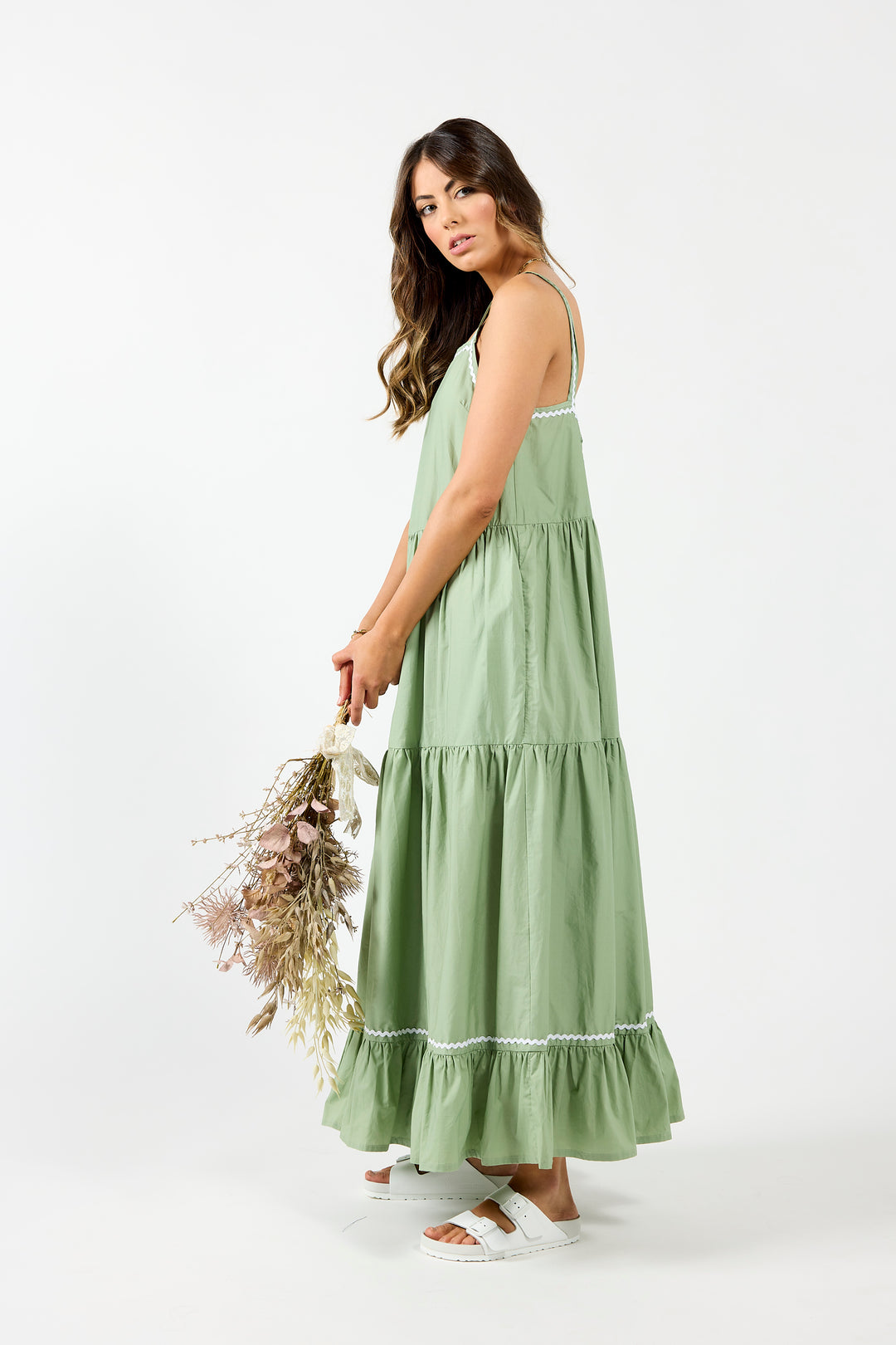 DRAMA THE LABEL EARTH DRESS ASPEN GREEN Women Dresses &amp; Jumpsuits - Zeke Collection NZ