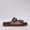 Naked Arches Harriet chocolate flats with rounded toe and sleek design, featuring a smooth chocolate brown finish.